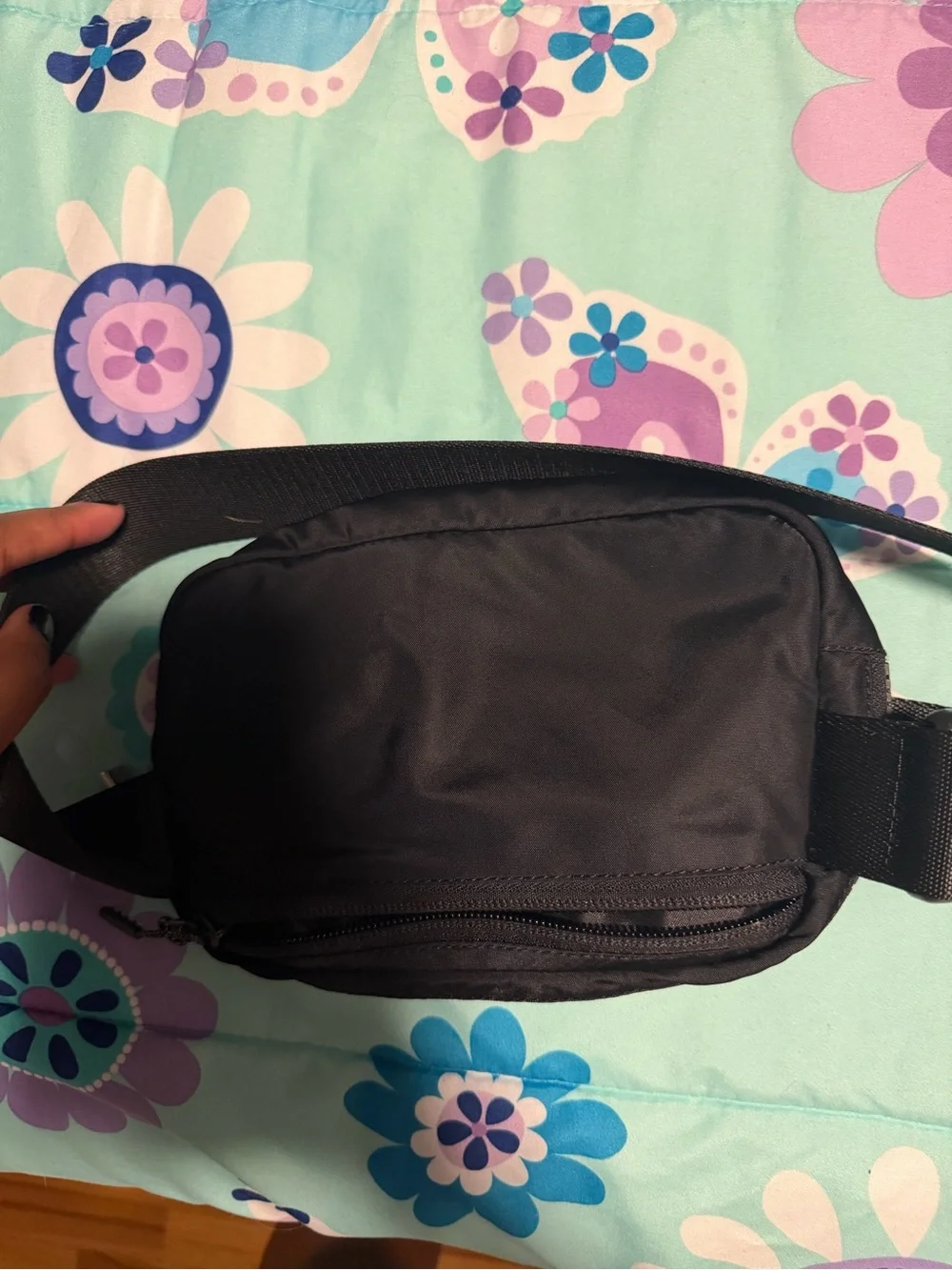 lululemon athletica Black Sling Belt Bag